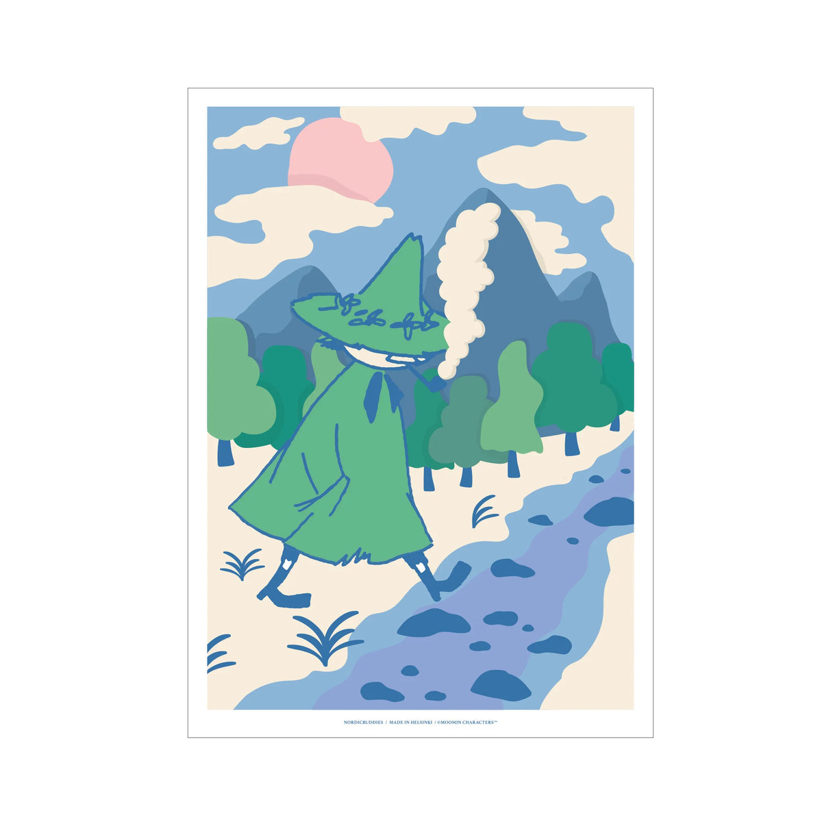 Plakat 30x40 Włóczykij NordicBuddies