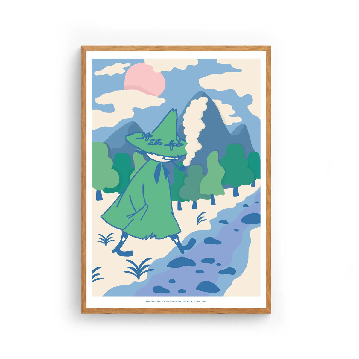 Plakat 30x40 Włóczykij NordicBuddies