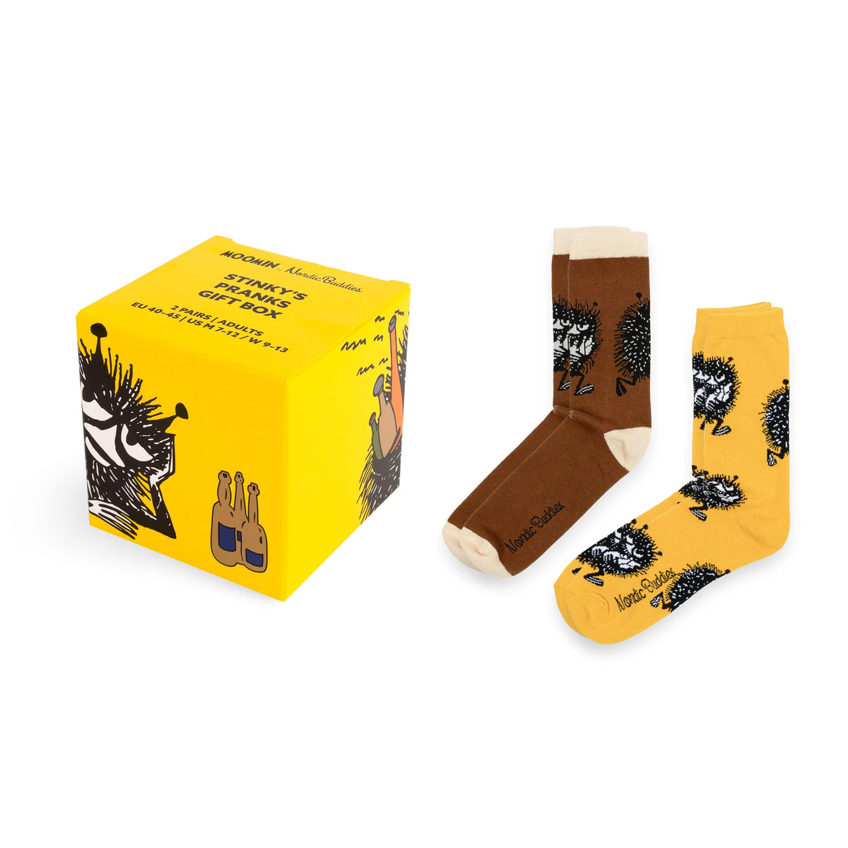 Skarpety w pudełku prezentowym 2-szt. Bobek 40-45 NordicBuddies