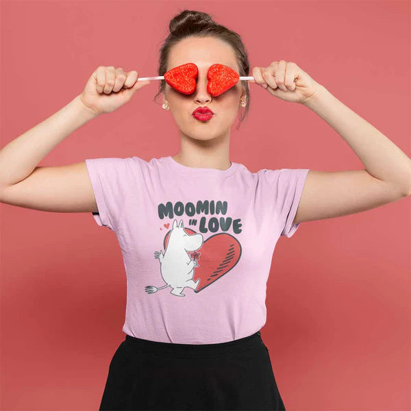 T-shirt zakochany Muminek - The Official Moomin Shop
