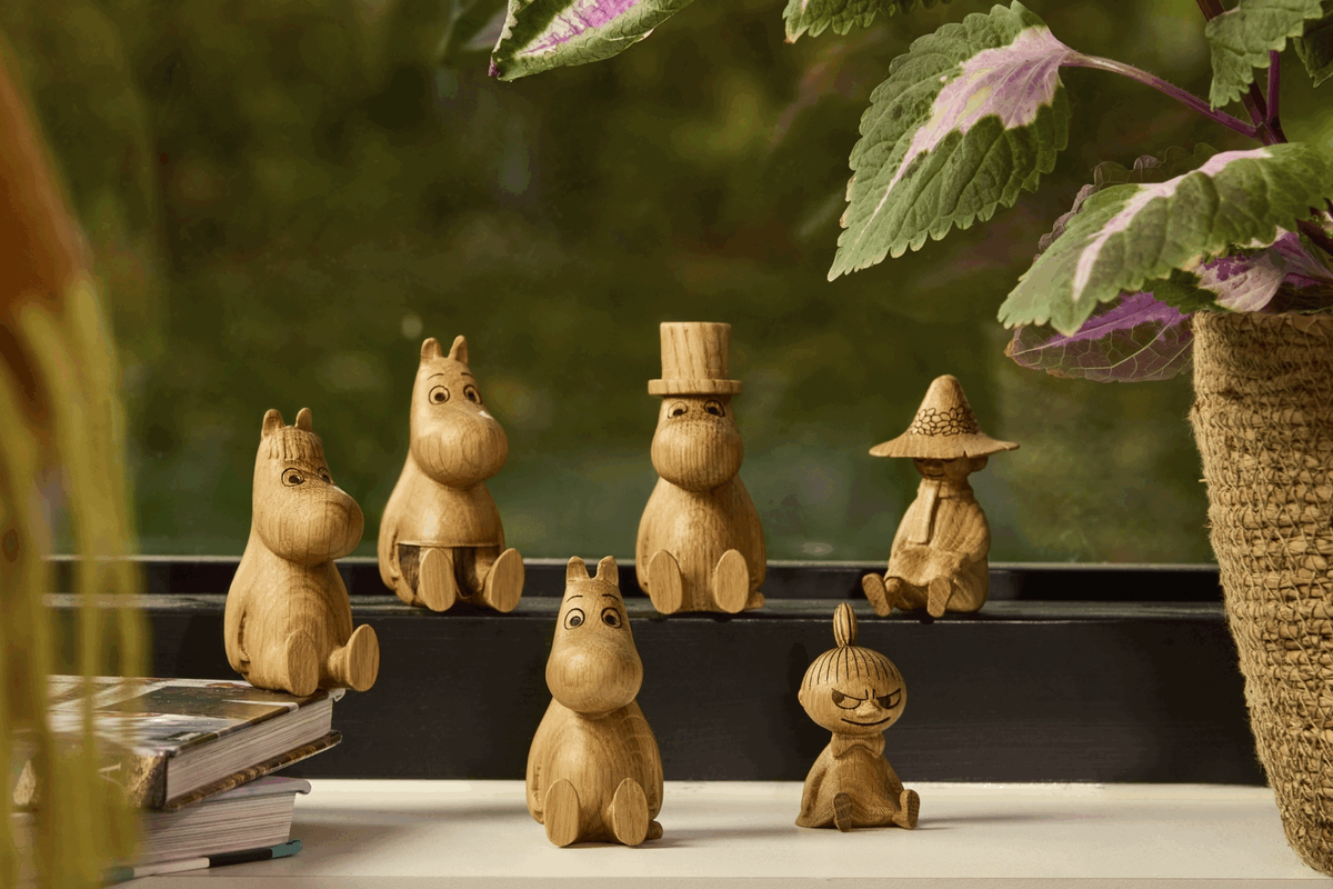 Figurka drewniana Mała Mi 8 cm - Dsignhouse