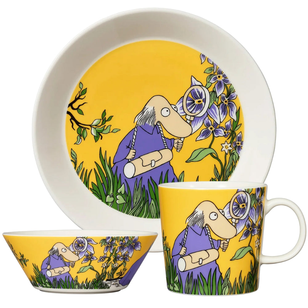 Zestaw porcelanowy 3-elementowy Paszczak - Moomin Arabia