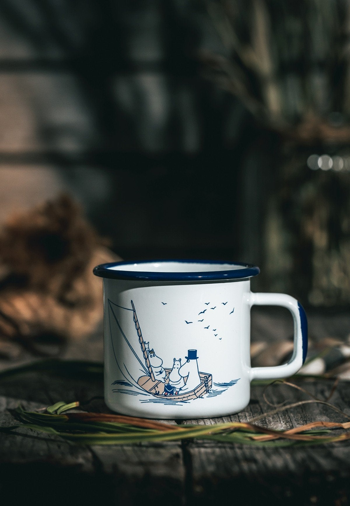 Kubek emaliowany 370ml Muminki Marynarze Muurla