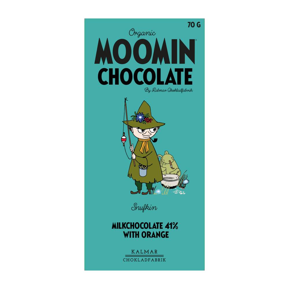 Czekolada Włóczykij (mleczna czekolada, pomarańcza) - Kalmar Chokladfabrik
