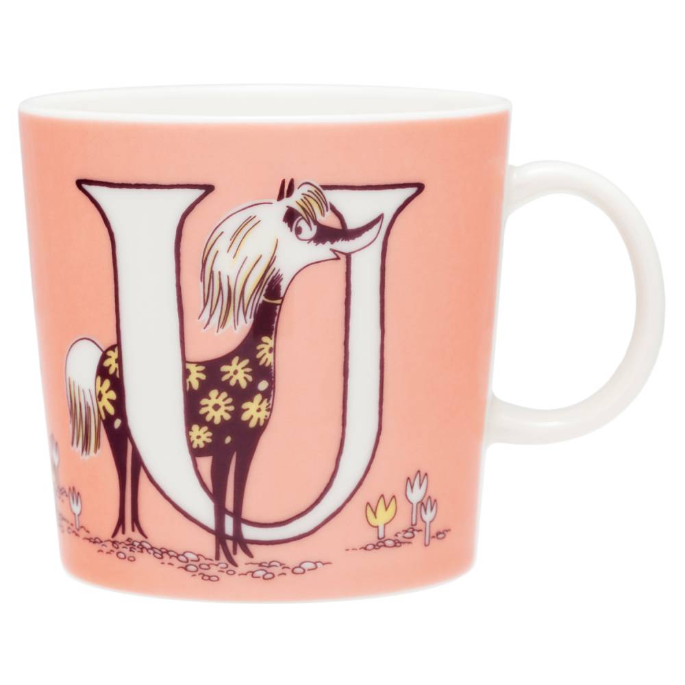 Kubek porcelanowy 400ml Muminki ABC &quot;U&quot; Moomin Arabia