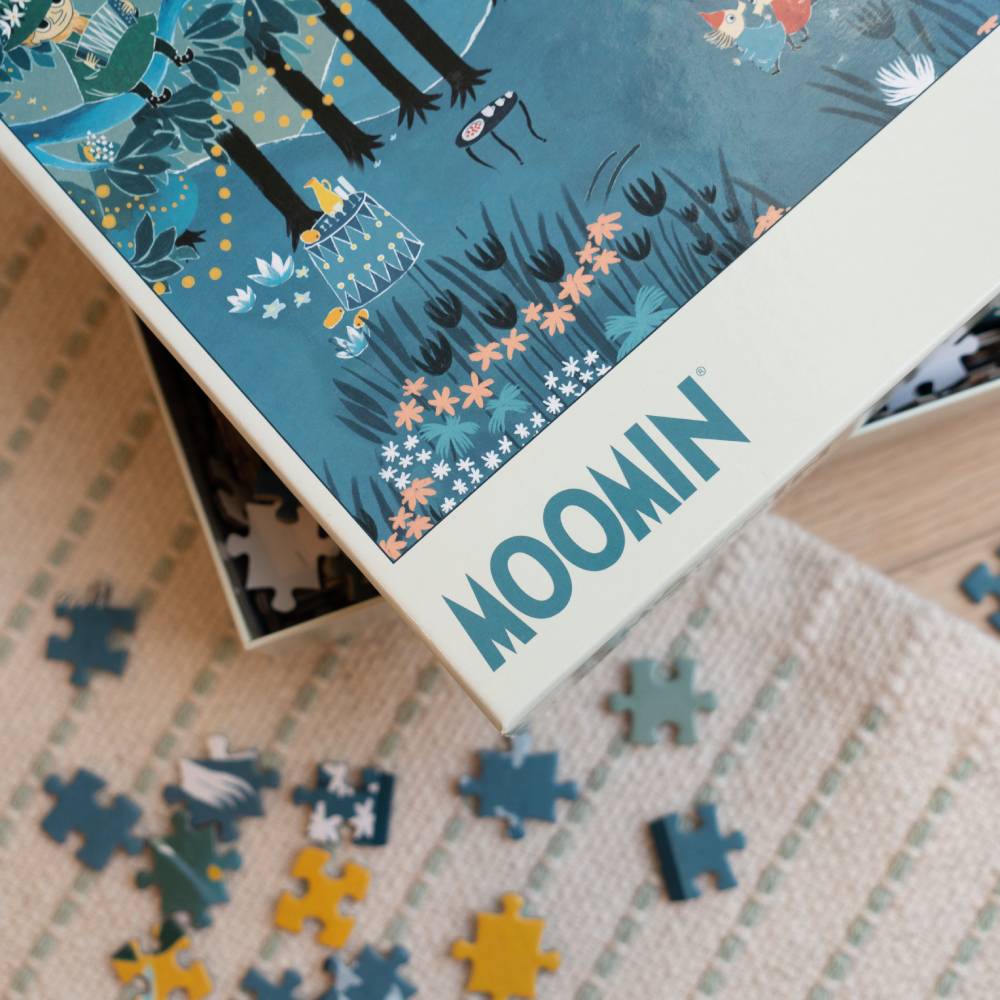 Puzzle Muminki 1000 el. Zabawa Muminków Barbo Toys