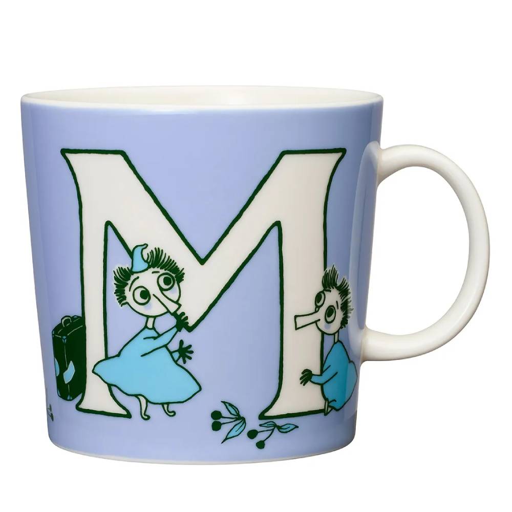 Kubek porcelanowy 400ml Muminki ABC Topik i Topcia &quot;M&quot; Moomin Arabia