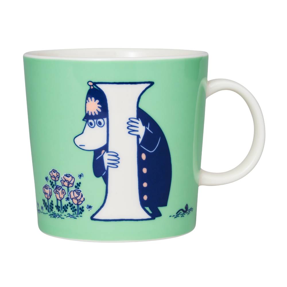 Kubek porcelanowy 400ml Muminki ABC &quot;I&quot; Moomin Arabia