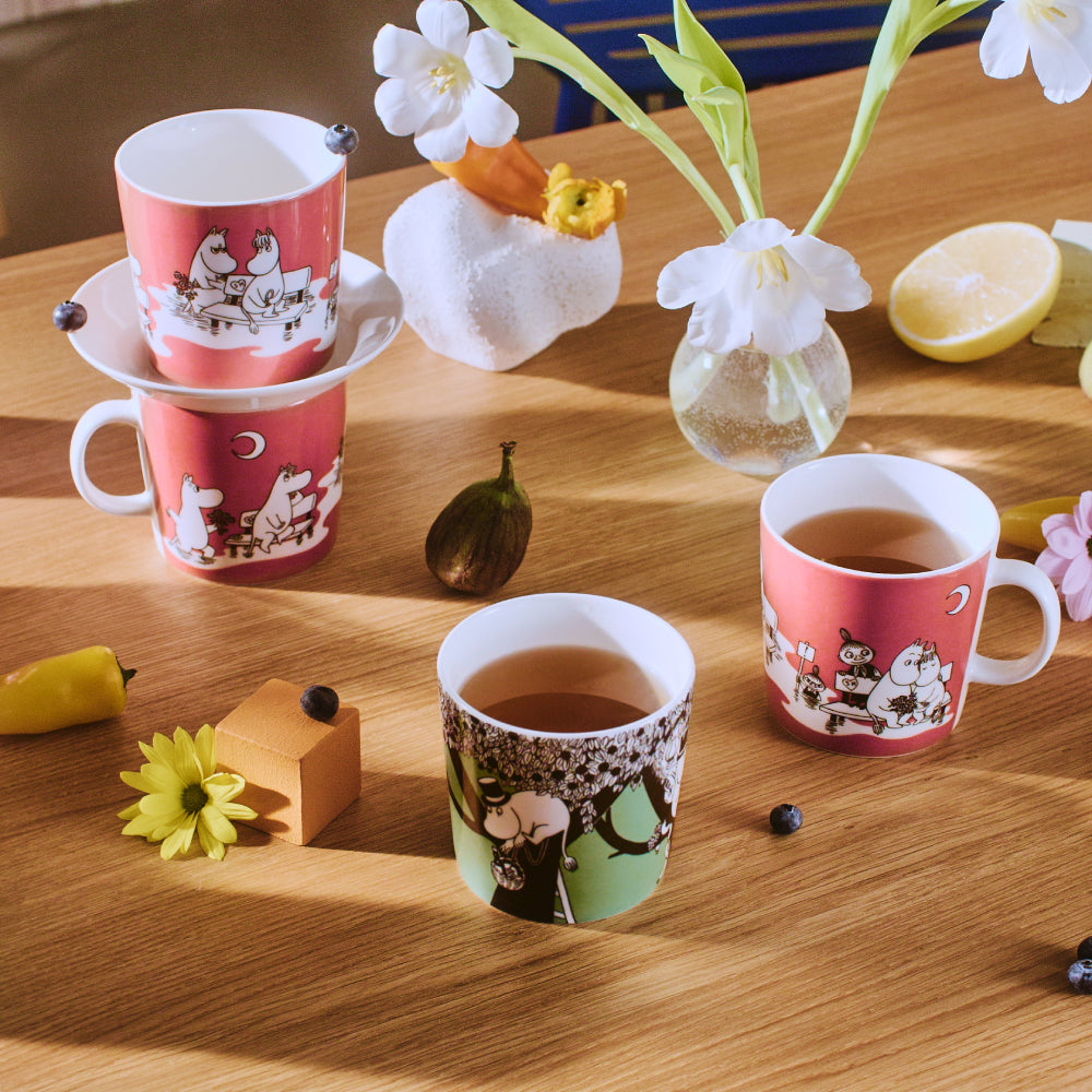 Kubek porcelanowy 400ml Tata Muminka (zielony) Moomin Arabia