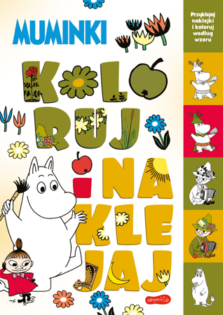 Muminki. Koloruj i naklejaj HarperKids