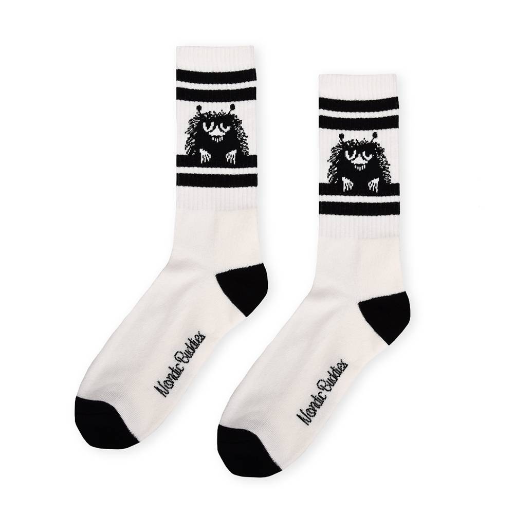 Skarpety Retro Bobek biało-czarne 40-45 NordicBuddies