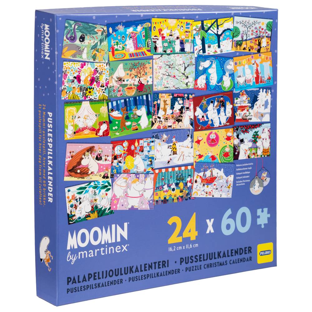 Kalendarz adwentowy PUZZLE Muminki - Martinex