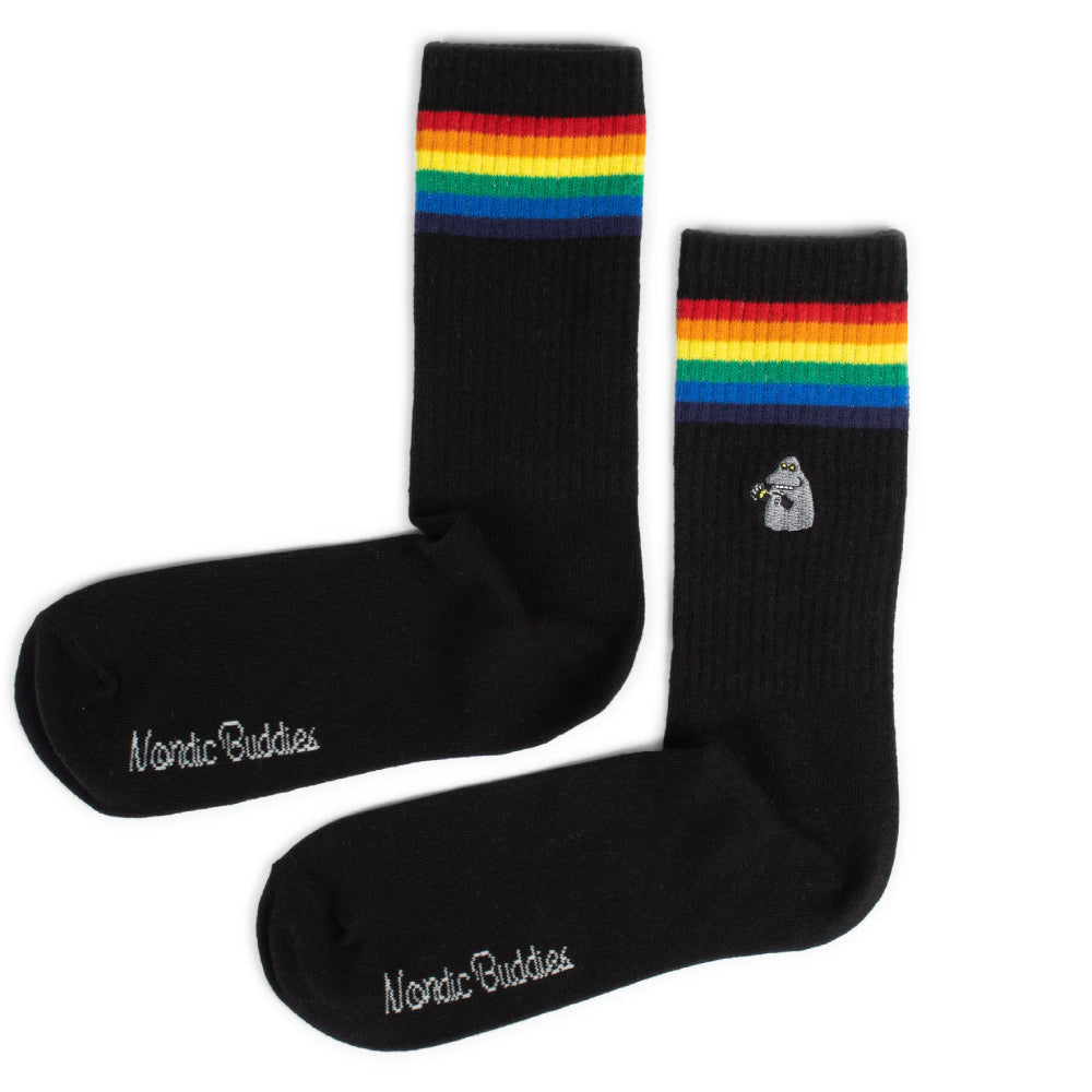 Skarpety Retro Buka tęczowe NordicBuddies