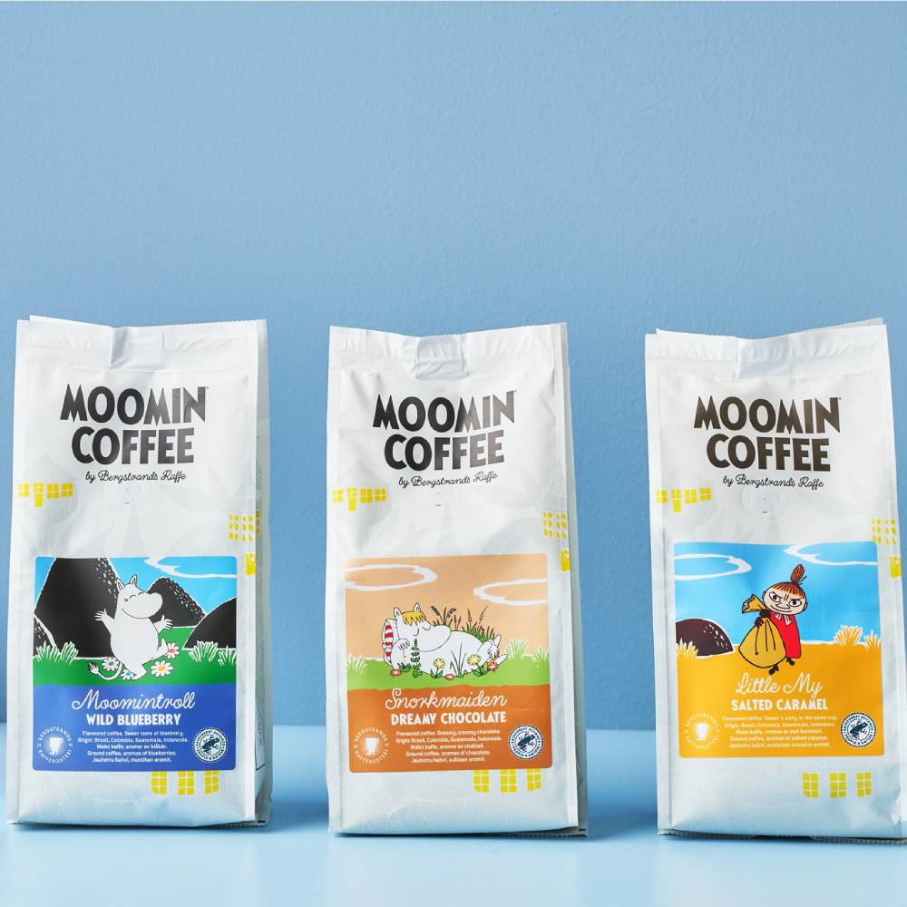 Kawa mielona Moomin Coffee Mała Mi (solony karmel) 250g Bergstrands