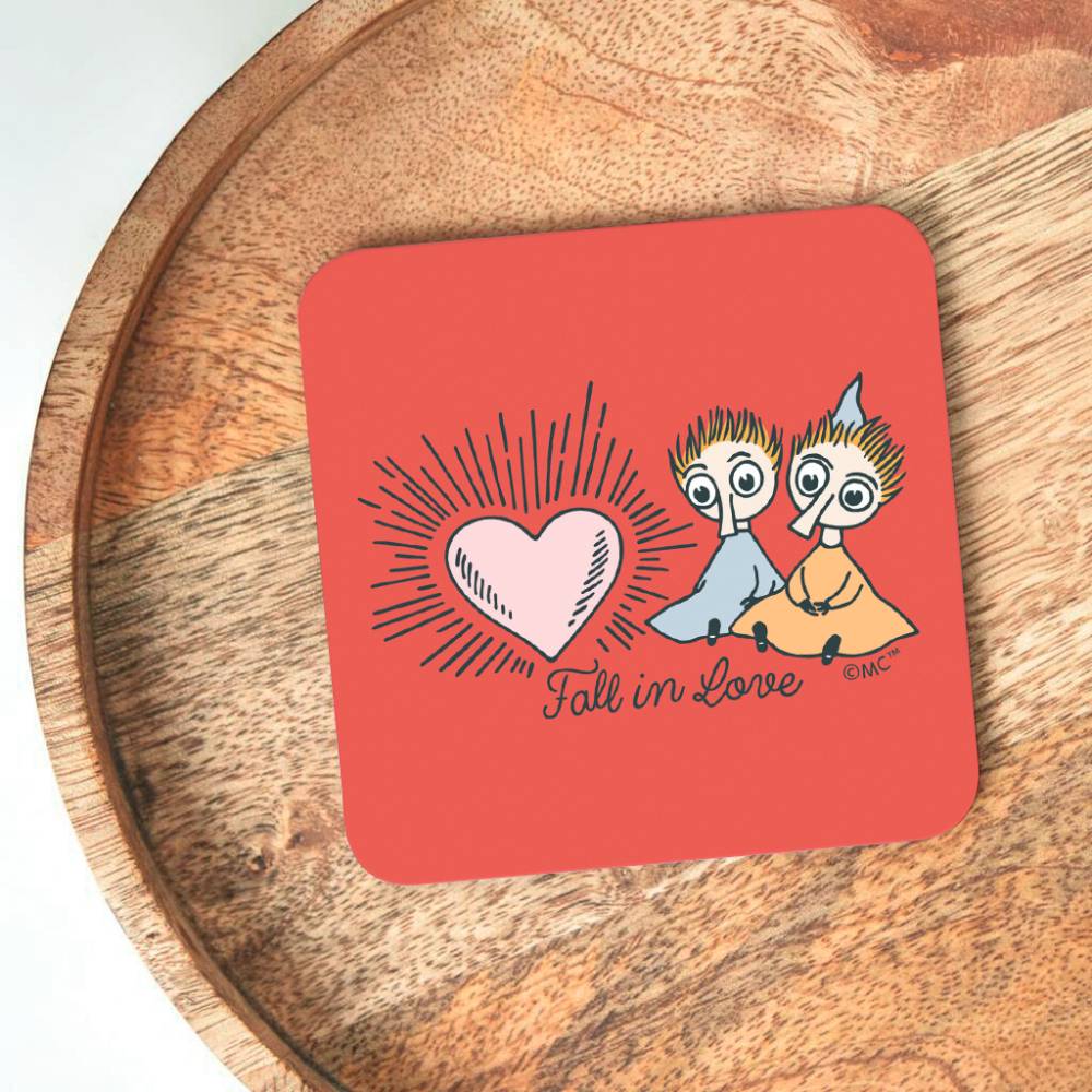 Drewniana podkładka Fall in Love - The Official Moomin Shop