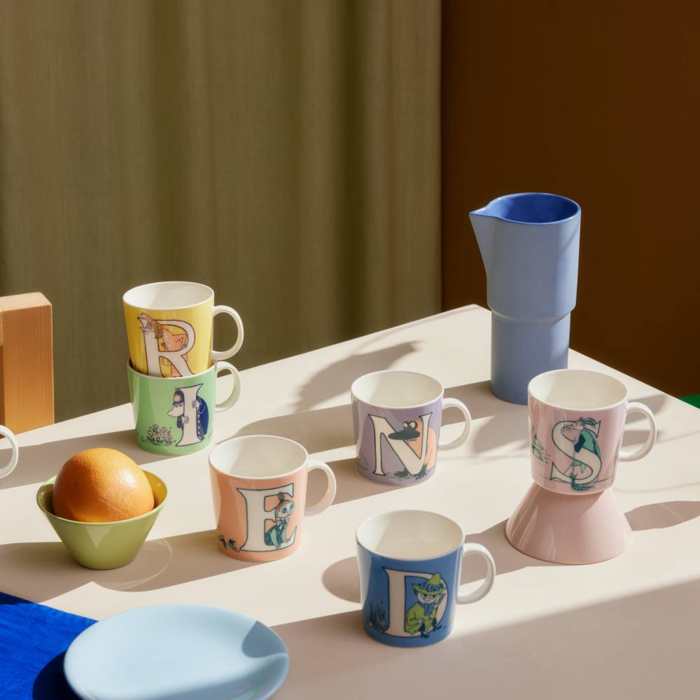 Kubek porcelanowy 400ml Muminki ABC Buka &quot;N&quot; Moomin Arabia