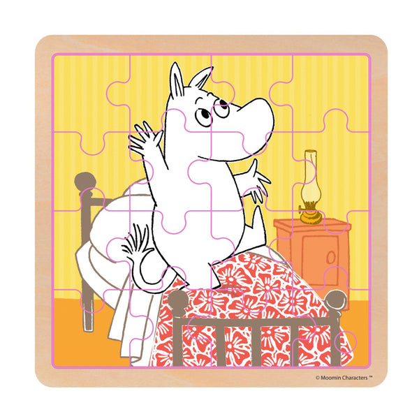 Puzzle drewniane w ramce 16 el. Muminek Barbo Toys - OFICJALNY MOOMIN ...