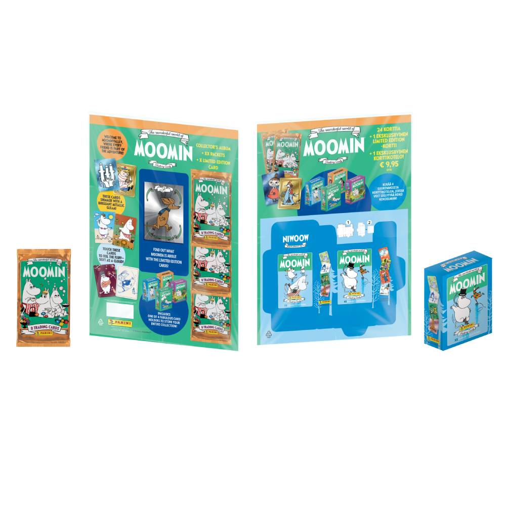 Zestaw kolekcjonerski (multipack) edycja fińska Cudowny Świat Muminków