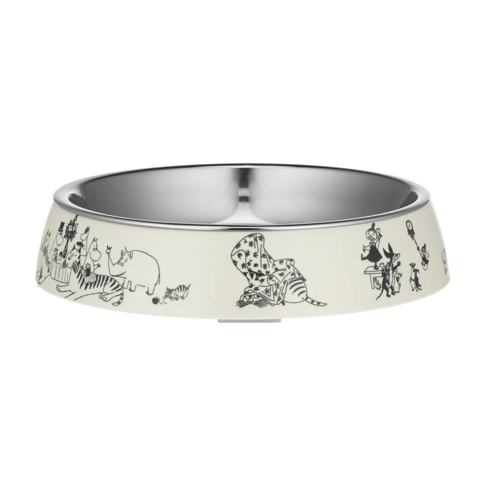 Miseczka dla kota Moomin for Pets 80-lecie (beż) Muurla