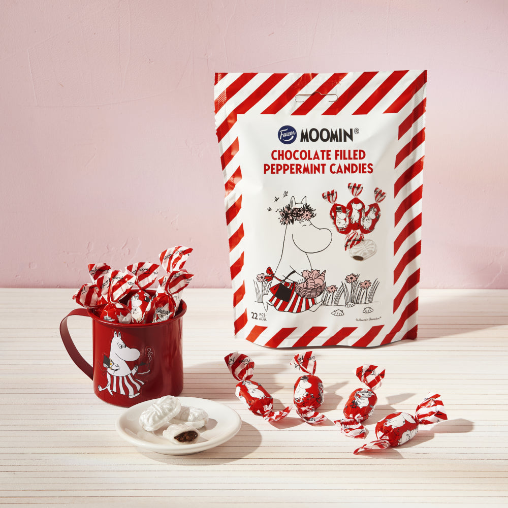 Cukierki Muminki 120g miętowe Fazer