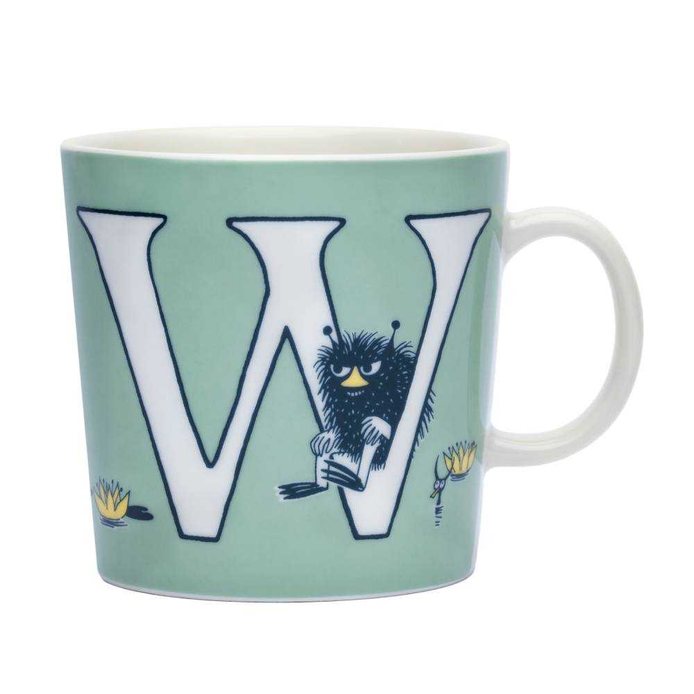 Kubek porcelanowy 400ml Muminki ABC &quot;W&quot; Moomin Arabia