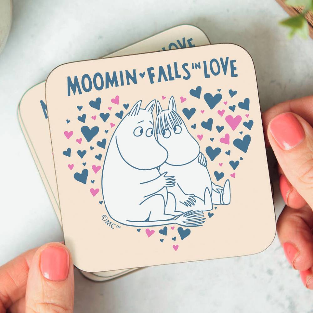 Drewniana podkładka Muminek i Migotka - The Official Moomin Shop