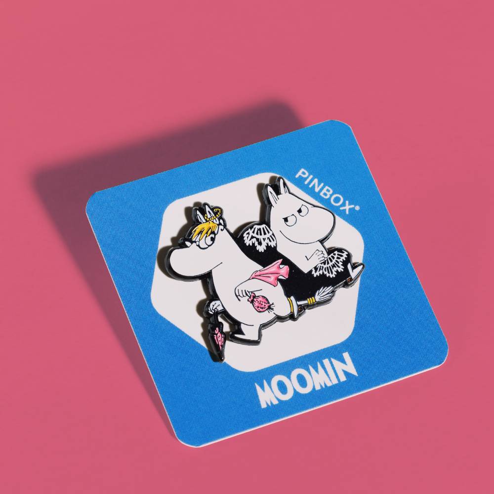 Przypinka Pin Muminek z Migotką (czarna - metal) Muminki