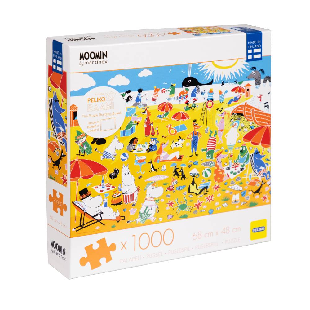 Puzzle Muminki na plaży 1000el. Martinex