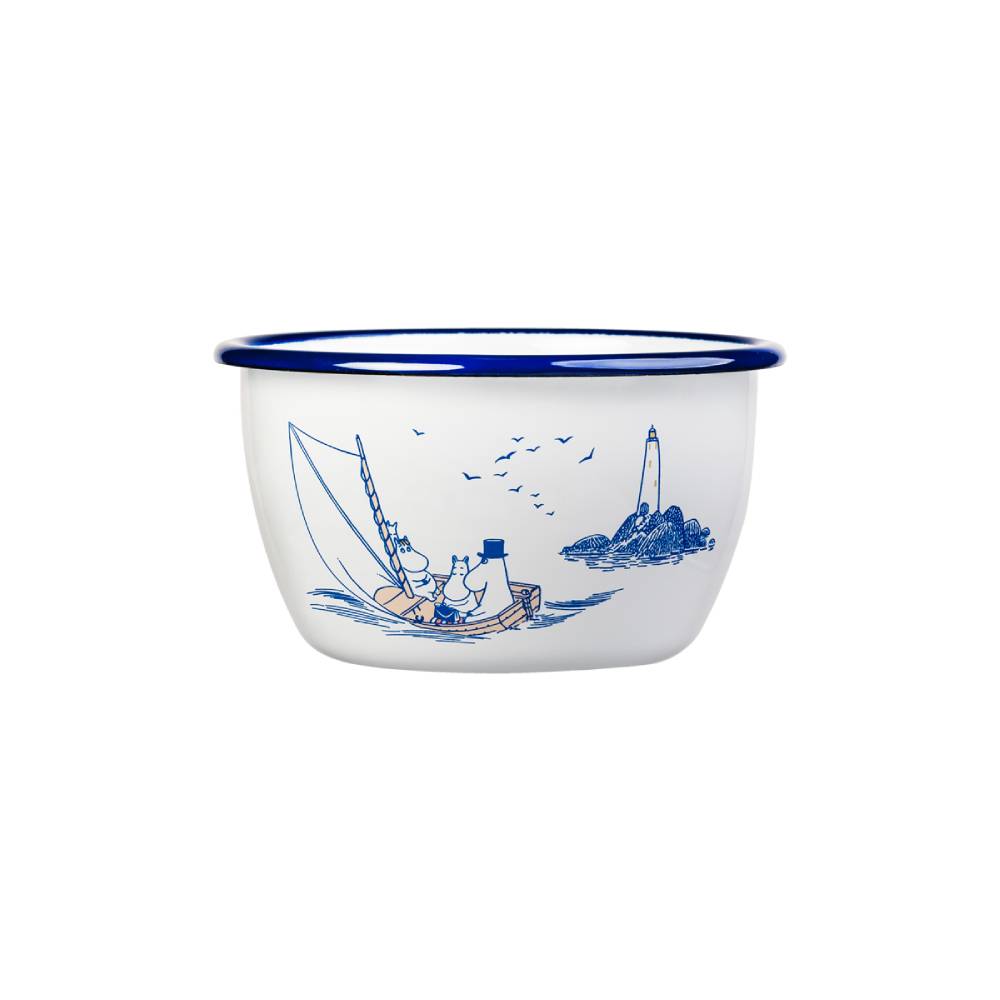 Miska emaliowana 600ml Muminki Marynarze Muurla