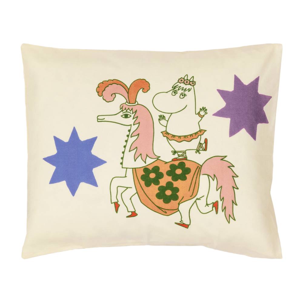 Poszewka na poduszkę Cyrk Muminków GOTS 50x60cm - Arabia Finland