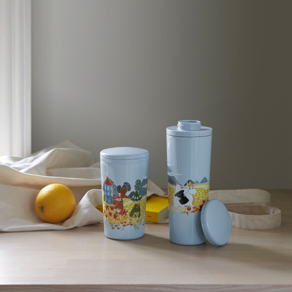 Kubek termiczny Carrie 0,4l Muminki Sky - Stelton