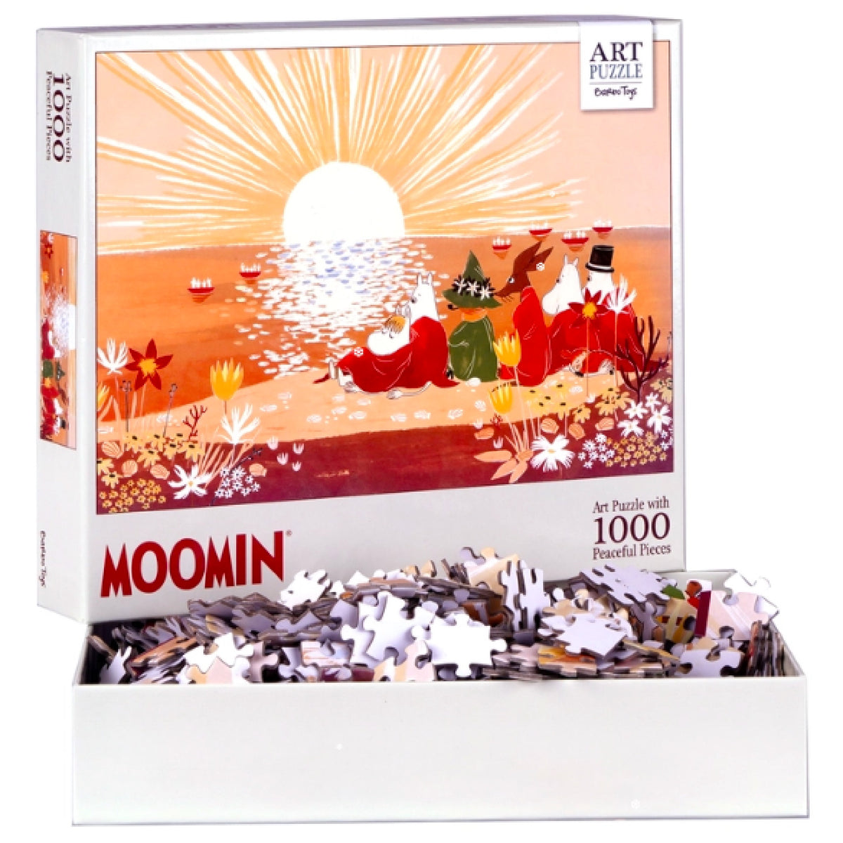 Puzzle Muminki 1000 el. Na plaży Barbo Toys