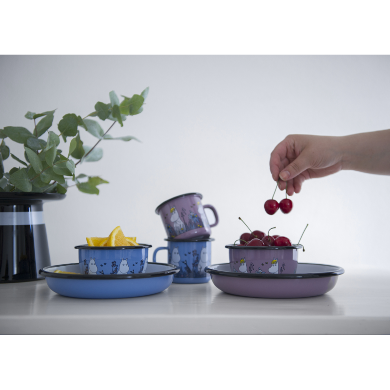 Miska emaliowana 300ml Migotka (fiolet) Muurla