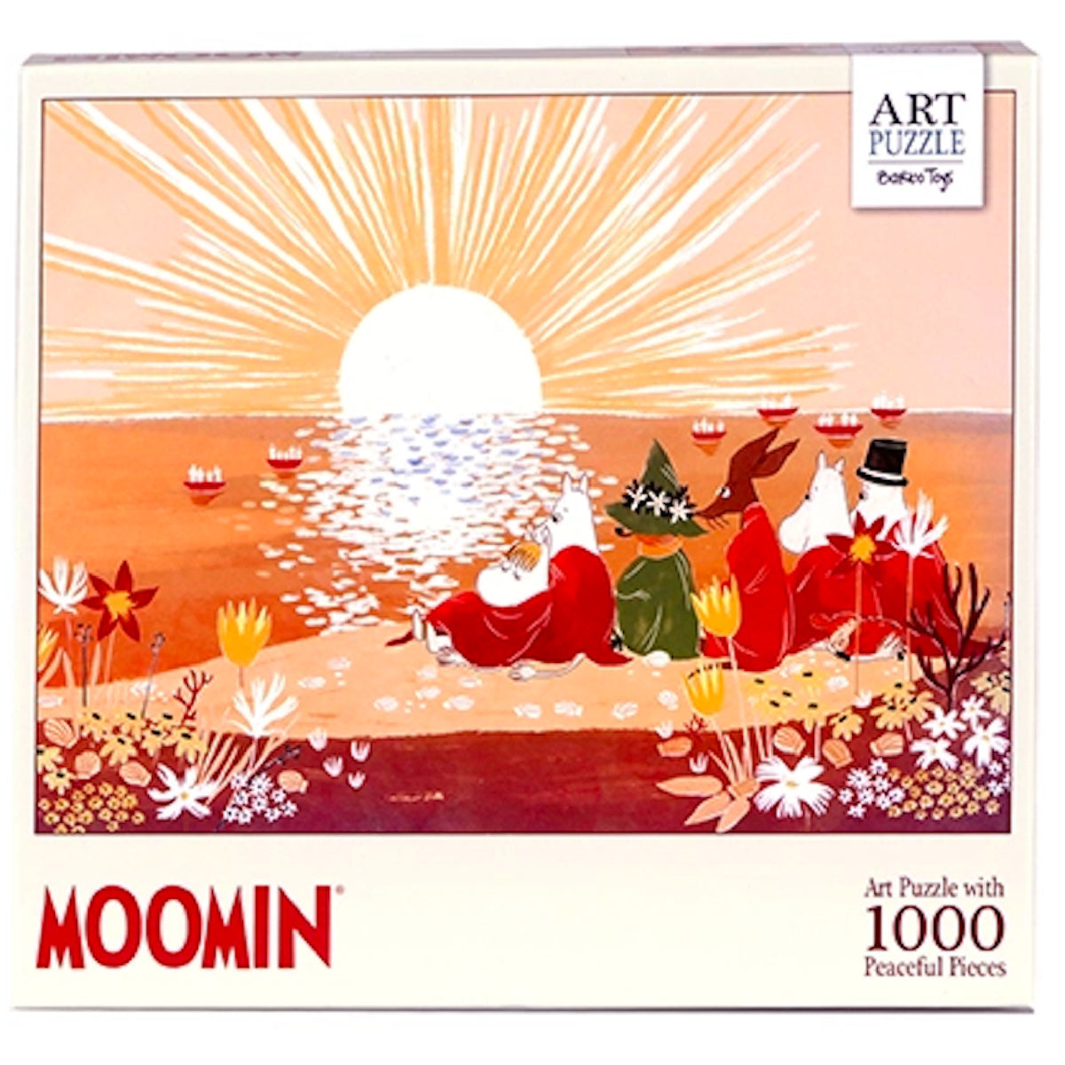 Puzzle Muminki 1000 el. Na plaży Barbo Toys