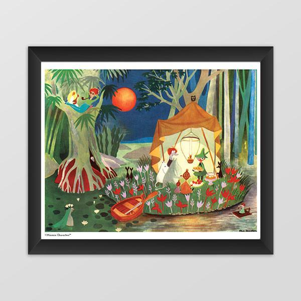 Plakat Muminki - The Secret Island 50 x 40 cm