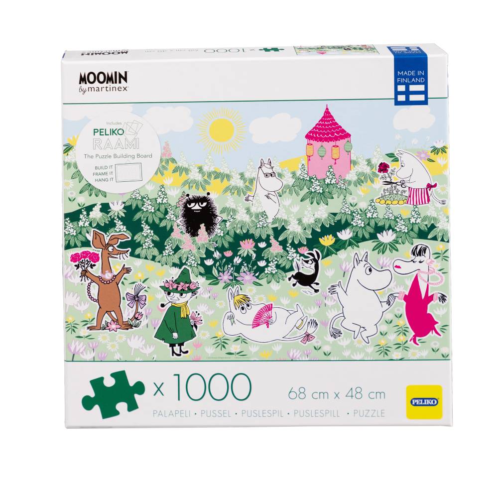 Puzzle Muminki Ogród Kwiatowy 1000 el. Martinex