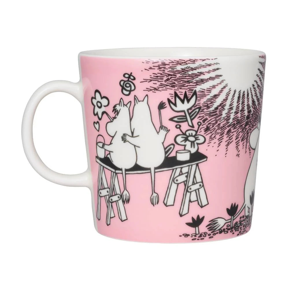 Zestaw porcelanowy (kubek, miska, jajko wielkanocne) Muminki Love Moomin Arabia