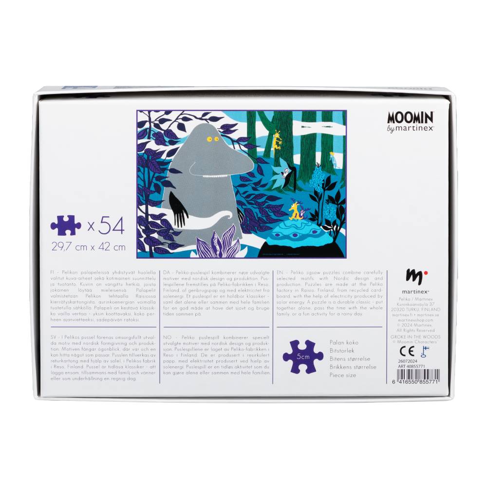 Puzzle Buka w lesie 54el. Martinex
