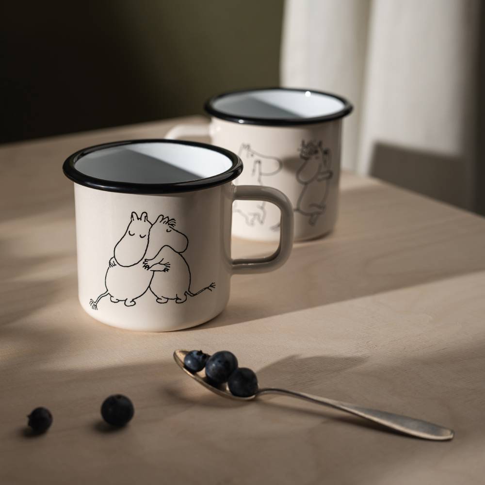 Kubek emaliowany 370ml 80-lecie Muminki Muurla
