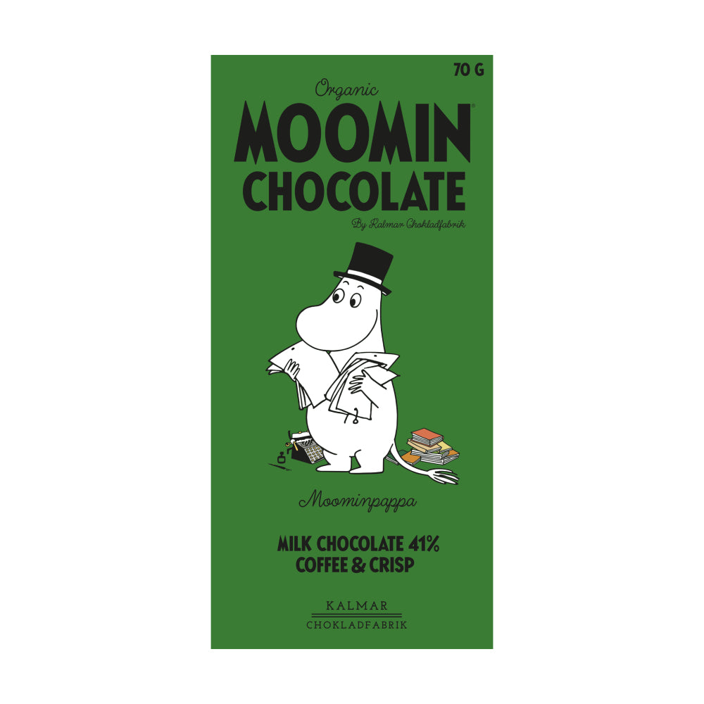Czekolada Tata Muminka (mleczna czekolada, kawa i chrupki) - Kalmar Chokladfabrik