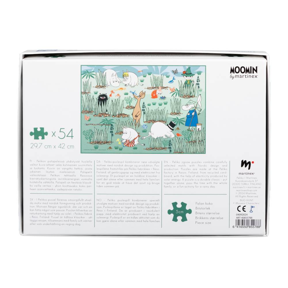 Puzzle Muminki Polowanie 54 el. Martinex