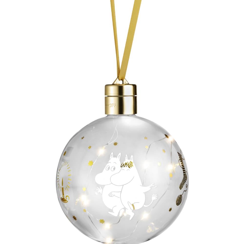 Bombka Bańka na choinkę z Muminkami LED Sparkling Stars Muurla