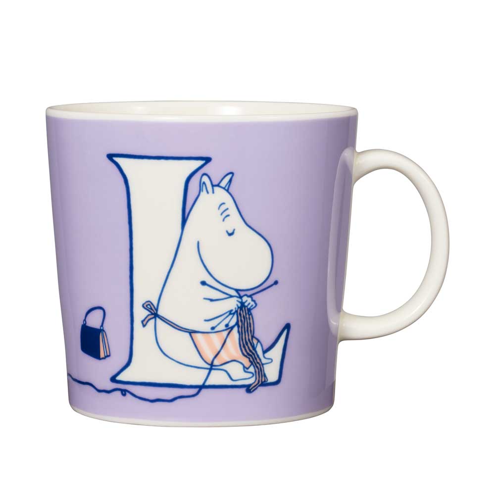 Kubek porcelanowy 400ml Muminki ABC &quot;L&quot; Moomin Arabia