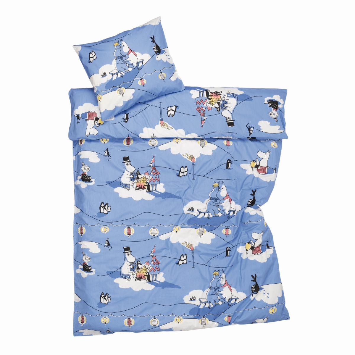 Pościel Ognisko Muminków 150x210/50x60cm - Exclusive Moomin Arabia