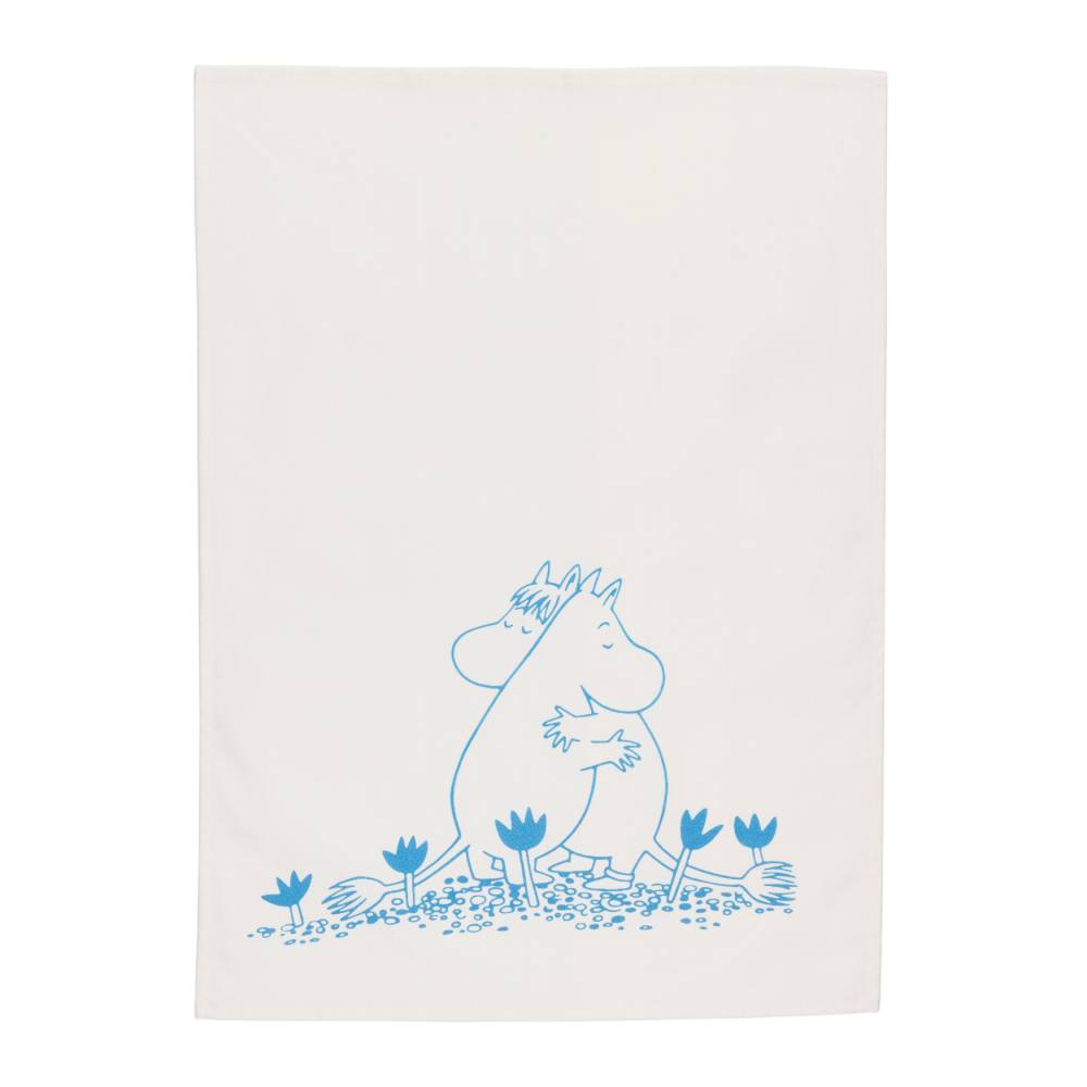 Ręcznik kuchenny Blue Love GOTS 50x70cm - Moomin Arabia