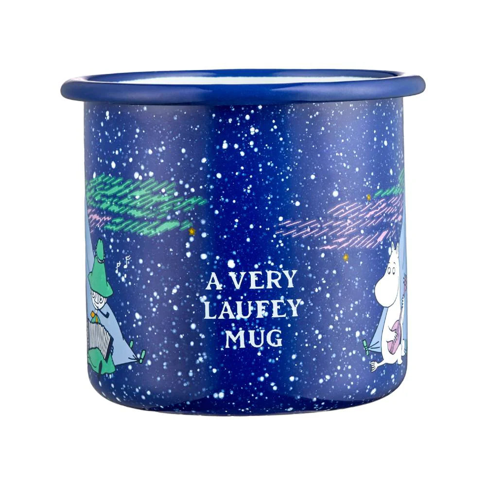 Kubek emaliowany Muminki x Laufey 370 ml Muurla