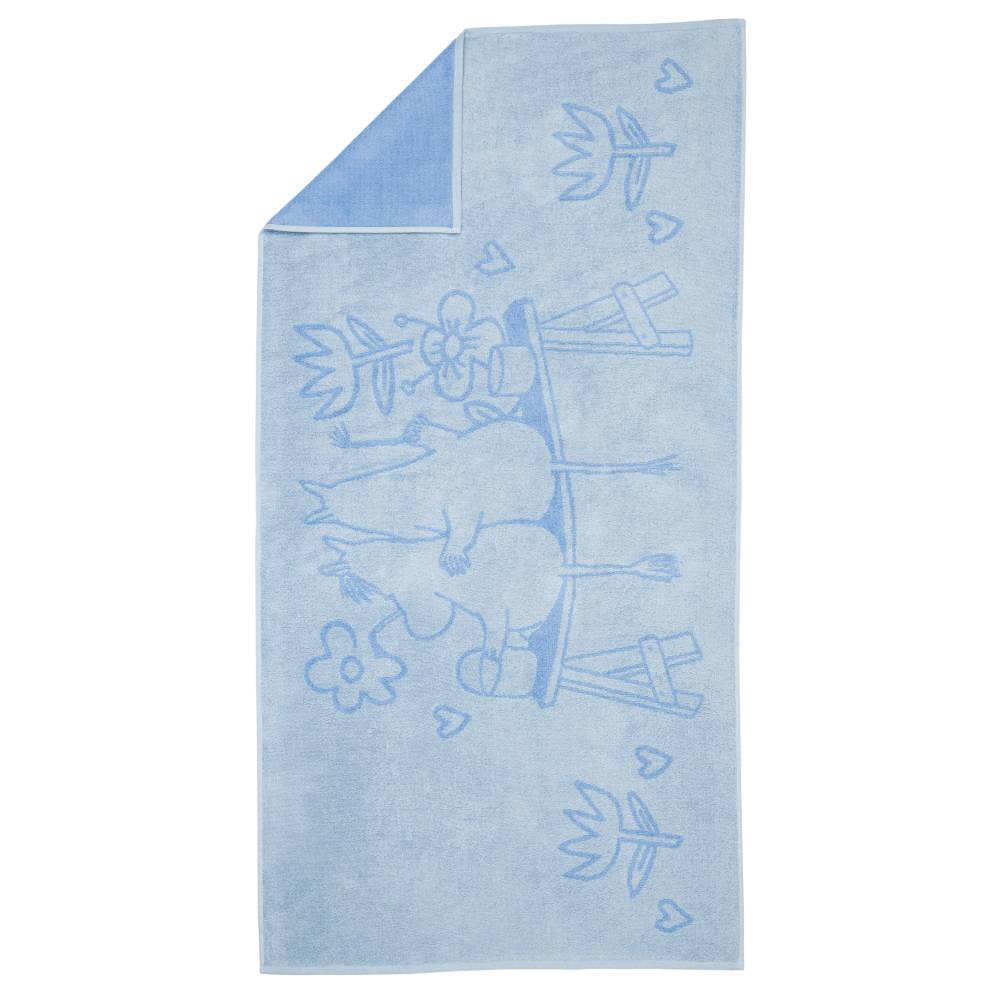 Ręcznik Blue Love GOTS 70x140cm - Moomin Arabia