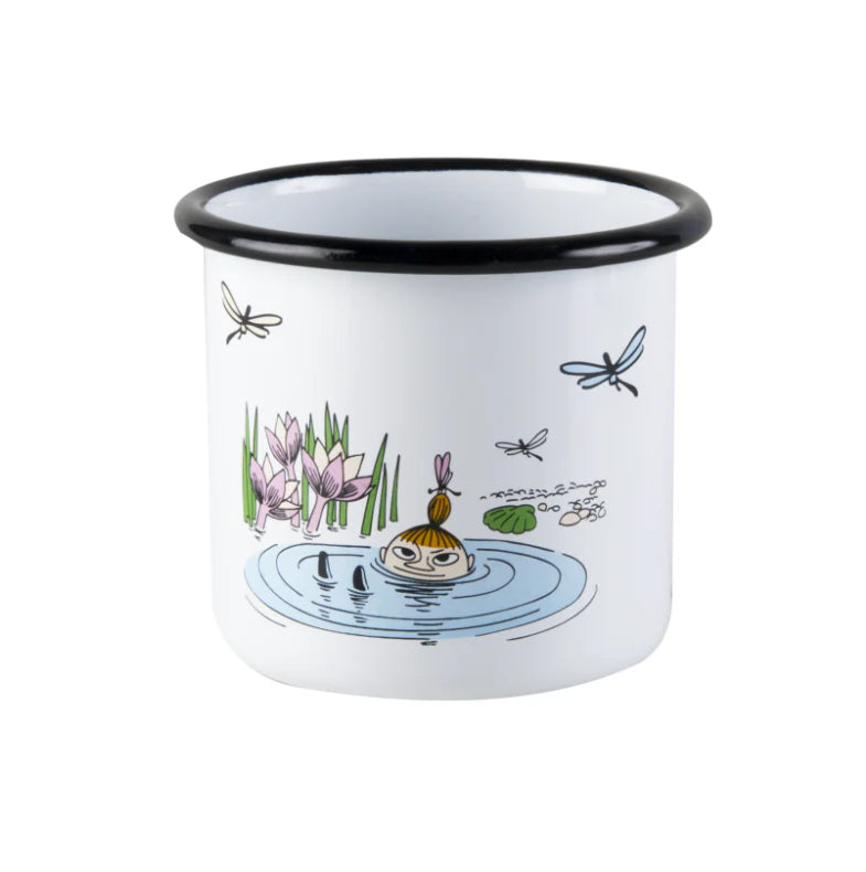 Zestaw herbata Moomin Little My Lemon 100g Teministeriet i kubek emaliowany 370ml Mała Mi Muurla
