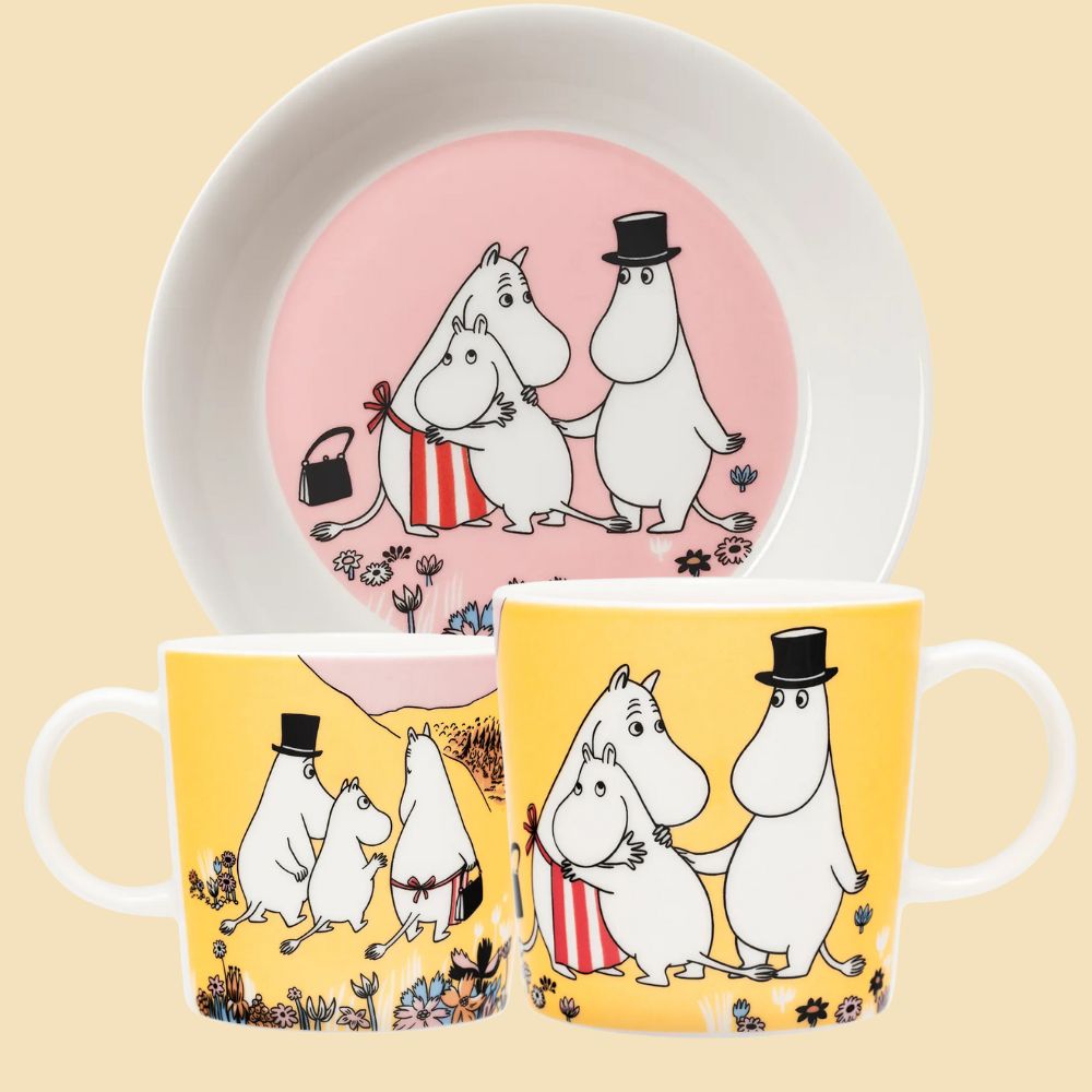 Zestaw porcelanowy 2-elementowy Family Time - Moomin Arabia