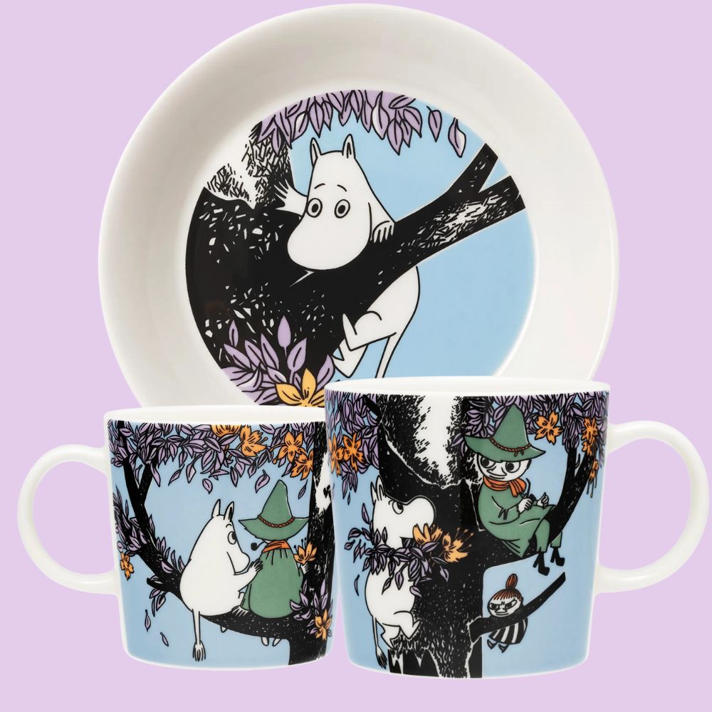 Zestaw porcelanowy 2-elementowy Friends Forever - Moomin Arabia